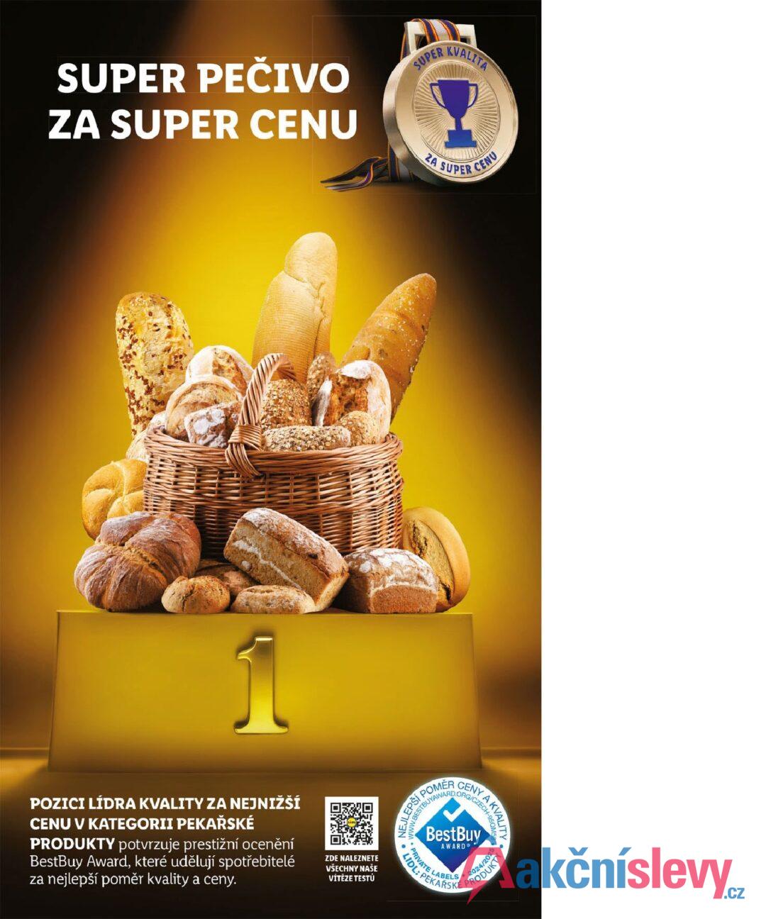 SUPER PEČIVO ZA SUPER CENU SUPER KVALIT POZICI LÍDRA KVALITY ZA NEJNIŽŠÍ CENU V KATEGORII PEKAŘSKÉ PRODUKTY potvrzuje prestižní ocenění BestBuy Award, které udělují spotřebitelé za nejlepší poměr kvality a ceny. ZDE NALEZNETE VŠECHNY NAŠE VÍTĚZE TESTŮ WWW.BESTBLOMER GENY BestBuy AWARD LIDL: PEK • PRIVATE LABS . 202412 A SUPER CENU