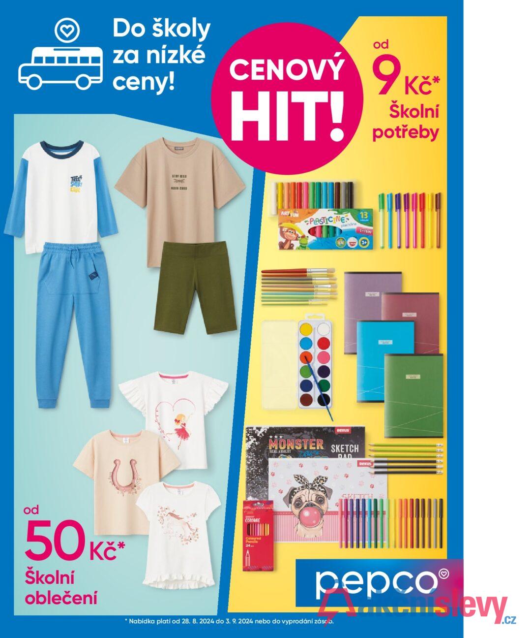 Do školy od za nízké CENOVÝ 9 Kč* ceny! HIT! Školní potřeby STAY WILD MOON CHI ART FUN PLASTIC NE plastelina 3 13 colours 1-FLUO Rexus MONSTER SKETCH REAL ABSOLUT DAD Rexus od 50Kč* Školní oblečení COLOURS Coloured Pencils 24 * Nabídka platí od 28. 8. 2024 do 3. 9. 2024 nebo do vyprodání zásob. SKETCH pepco